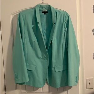 Lane Bryant - teal blazer